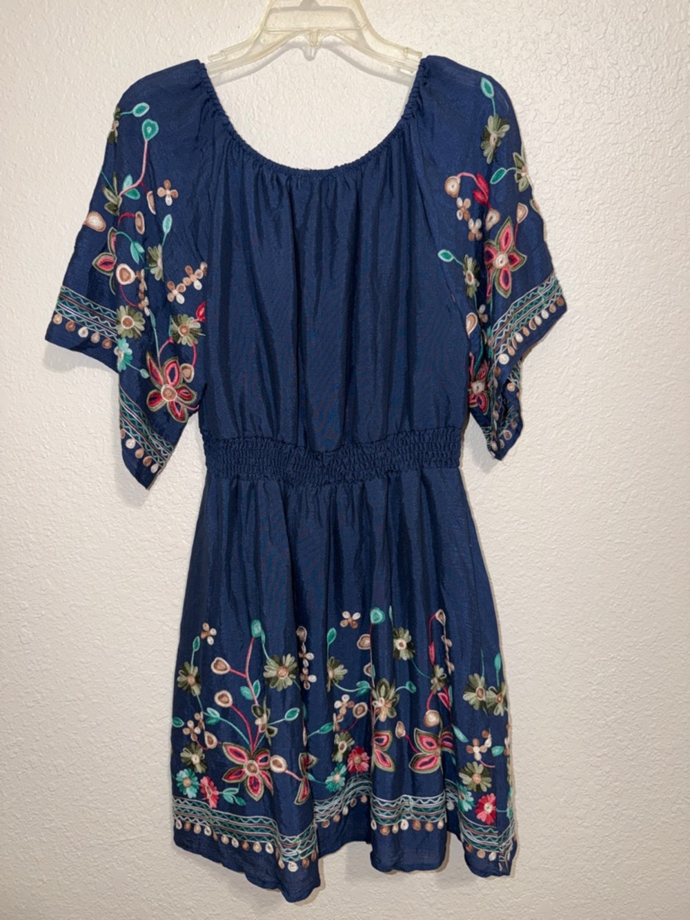 Boho floral embroidered dress - Picture 5 of 8